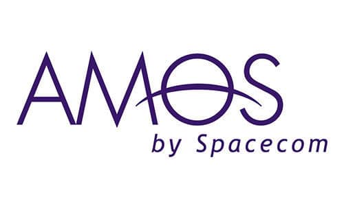 Amos by spacecom logo